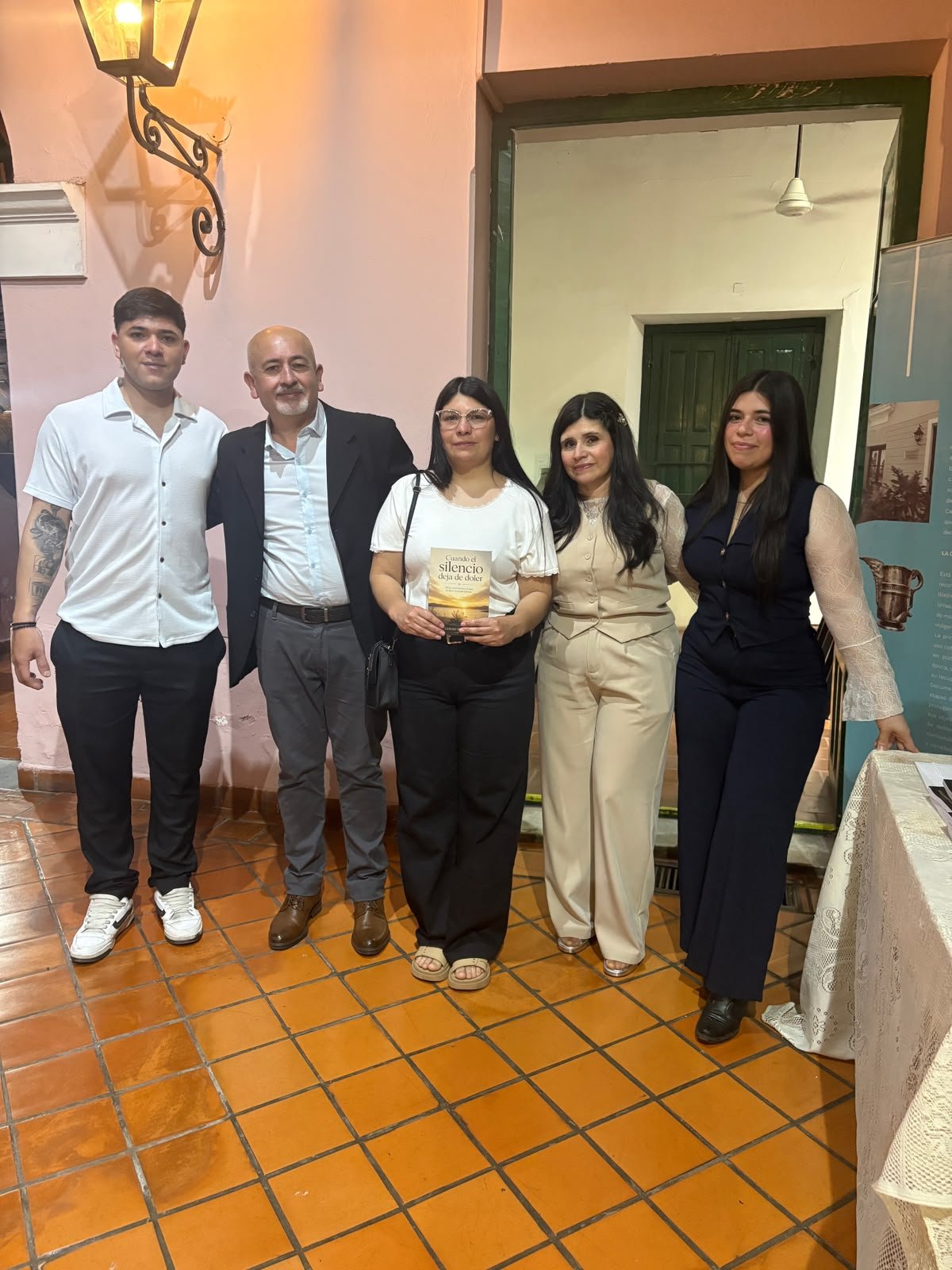 Encuentro con lectores durante la presentación