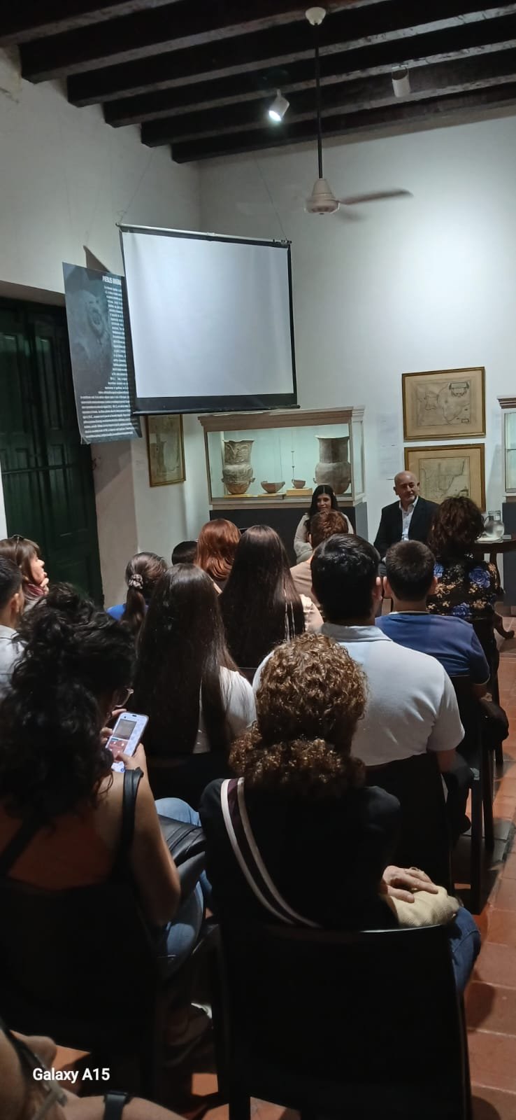 Guillermo D. A. Vallejo durante el encuentro